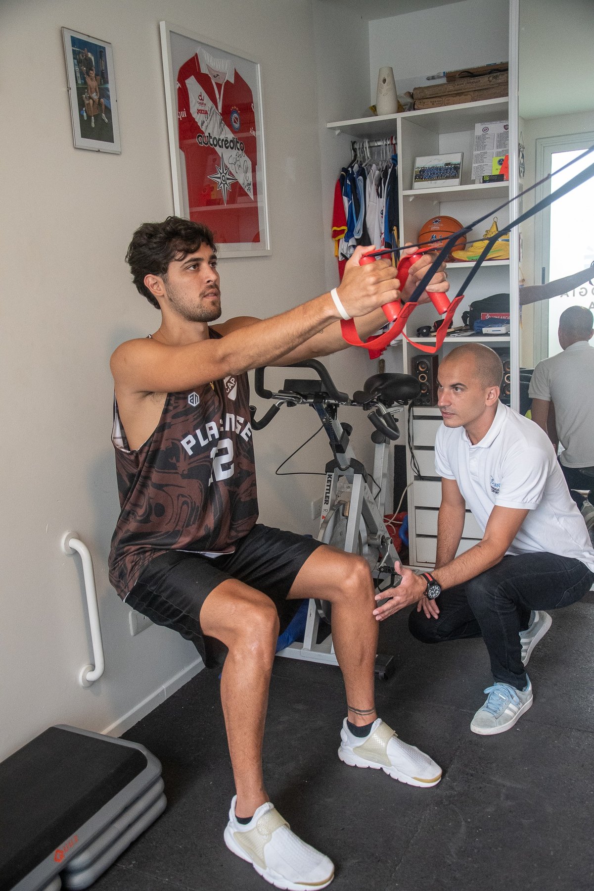 Ejercicio guiado de control y fuerza funcional